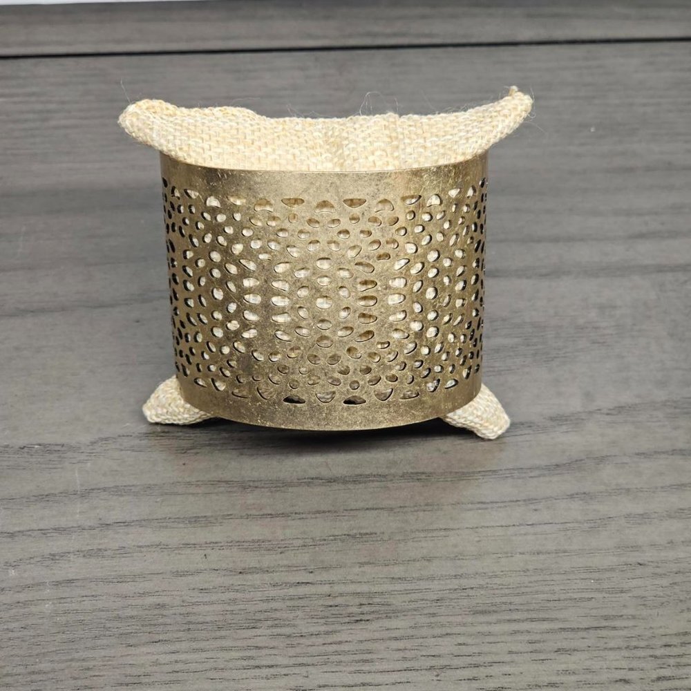 Clayton Gold Antiqued Cuff Bracelet